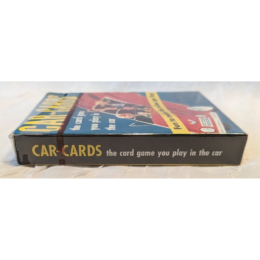 60s NOS Russell Cards Car Games Lithograph Deck Road Trip Ephemera Vtg Sealed Of - Picture 3 of 16